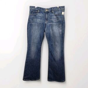 Gap 1969 Womens Curvy Cut Jeans 30/10a Denim Medium Wash Bootcut NWT